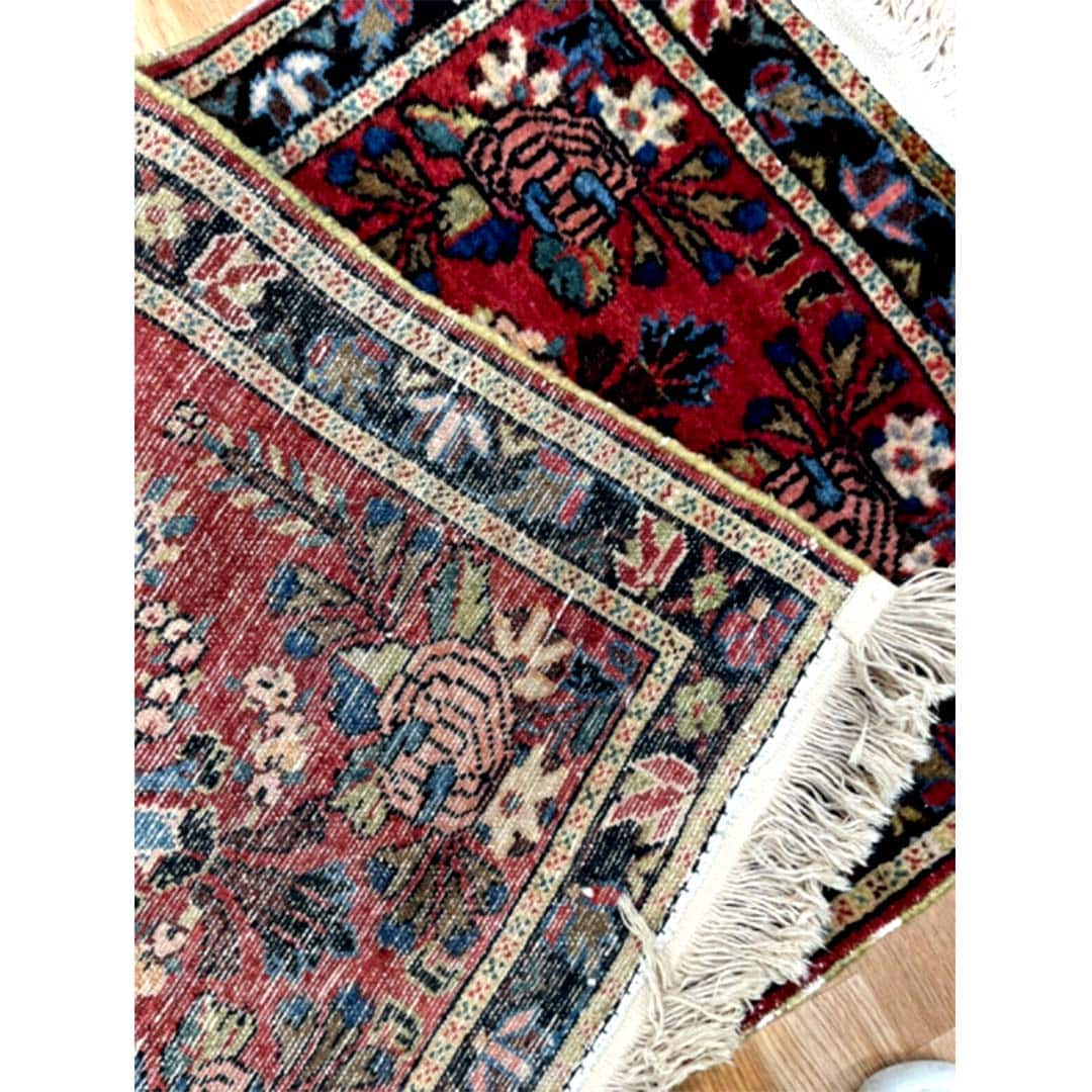 Fantastic Floral - 1940s Antique Sarouk Rug - Persian Carpet - 2' x 3' ft.