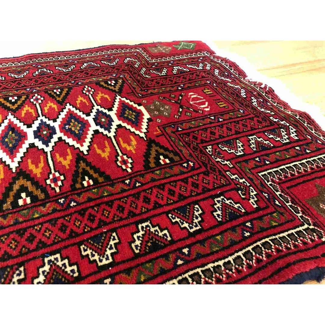 Beautiful Balouch - 1980s Antique Prayer Rug - Persian Carpet - 2' x 3' ft