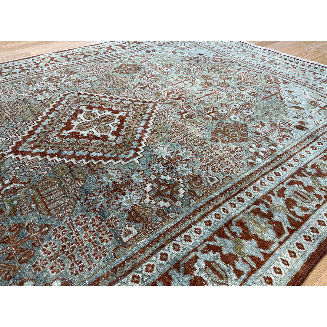 Jovial Josheghan - 1920s Antique Persian Rug - Tribal Carpet - 4'4" x 6'5" ft.