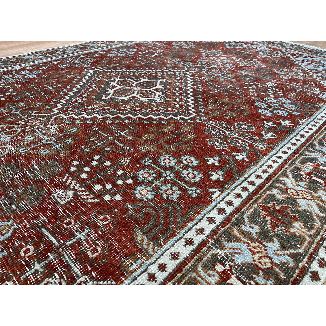 Jovial Josheghan - 1920s Antique Persian Rug - Tribal Carpet - 4'8" x 5'8" ft.