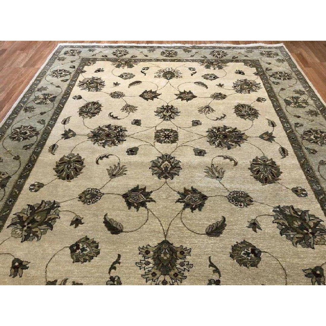 Interesting Indian - Vintage Peshawar Rug - Oriental Carpet - 8'2" x 10'2" ft