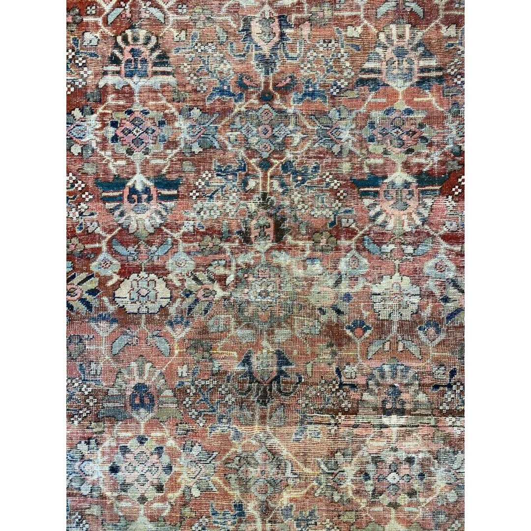 Magnificent Mahal - 1900s Antique Persian Rug - Tribal Carpet - 8'7" x 12'4" ft