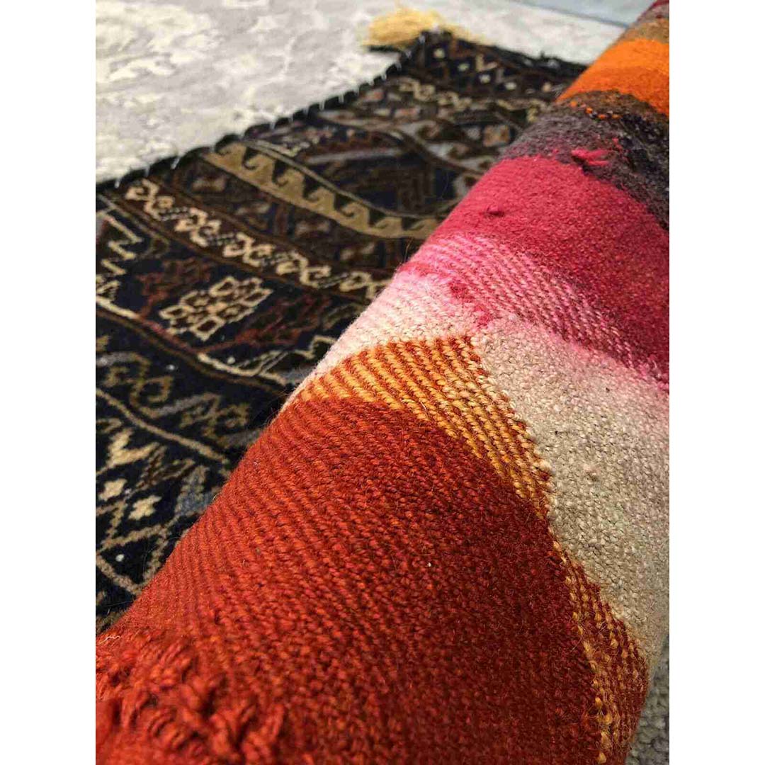 Balouch Bagface - 1960s Antique Afghani Rug - Tribal Carpet - 2'2" x 2'6" ft.