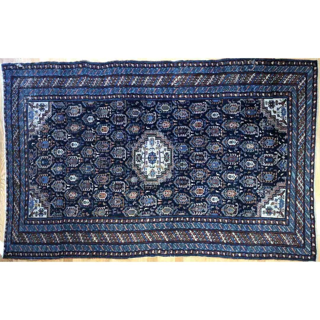 Marasali Moharramati - 1890s Antique Shirvan Rug - Caucasian Carpet - 4'7" x 7'2" ft