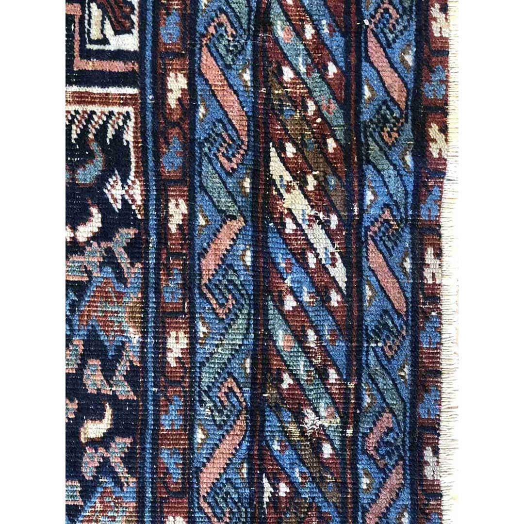 Marasali Moharramati - 1890s Antique Shirvan Rug - Caucasian Carpet - 4'7" x 7'2" ft