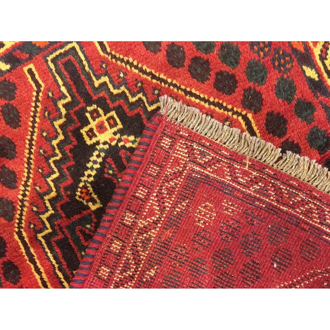 Sensational Shiraz - 1940s Antique Persian Carpet - Tribal Design - 2'8" x 4'1" ft