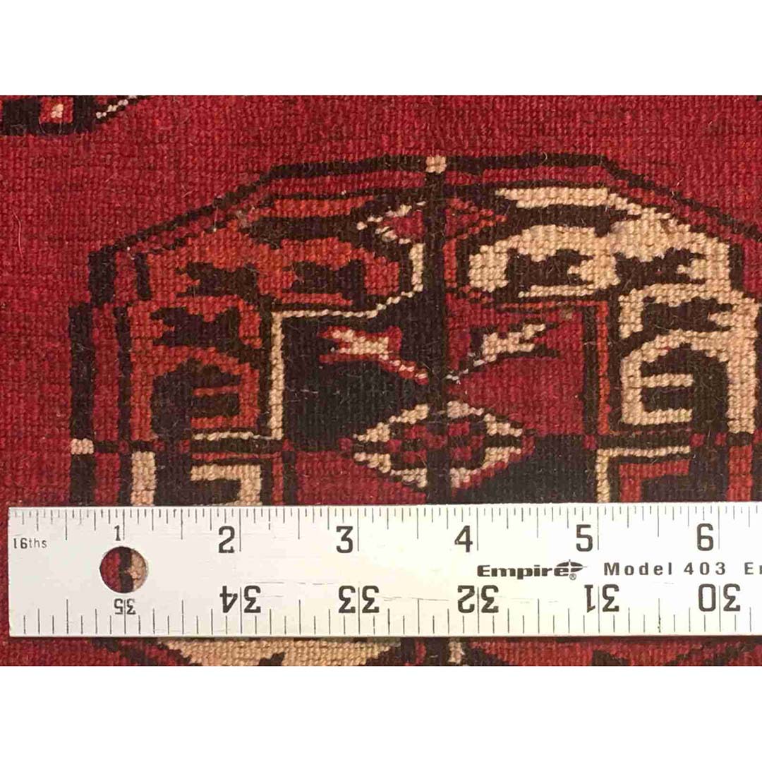 Tremendous Tekke Gul – 1930s Antique Turkmen Rug – Yamout Carpet – 5’2″ x 6’3″ ft