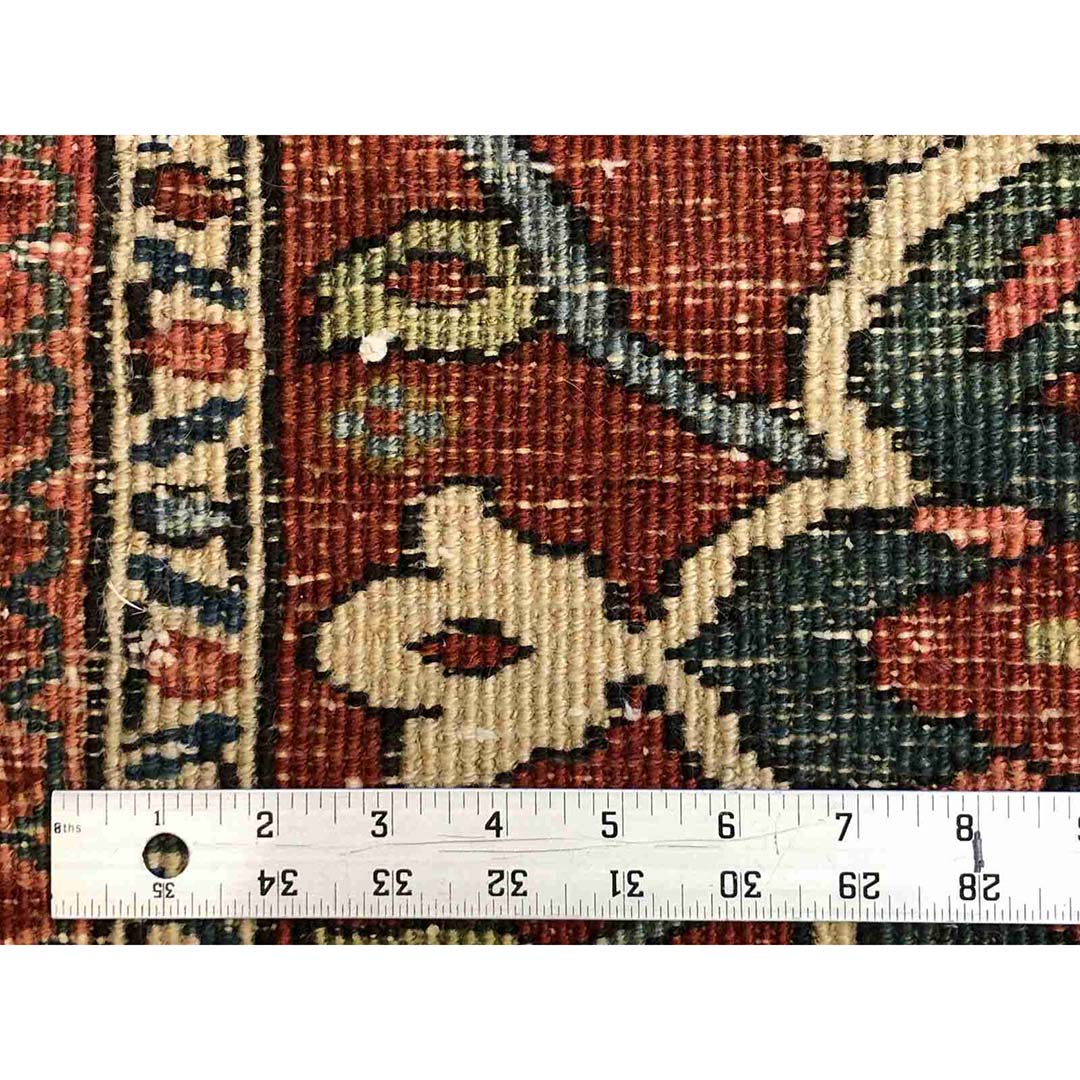 Gorgeous Garrous - 1890s Antique Persian Rug - Bijar Tribal Carpet - 8'8" x 12'6" ft