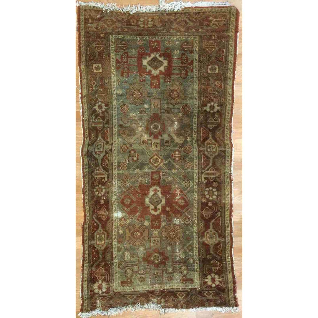 Marvelous Mahal - 1900s Antique Persian Rug - Tribal Carpet - 3' x 5'11" ft