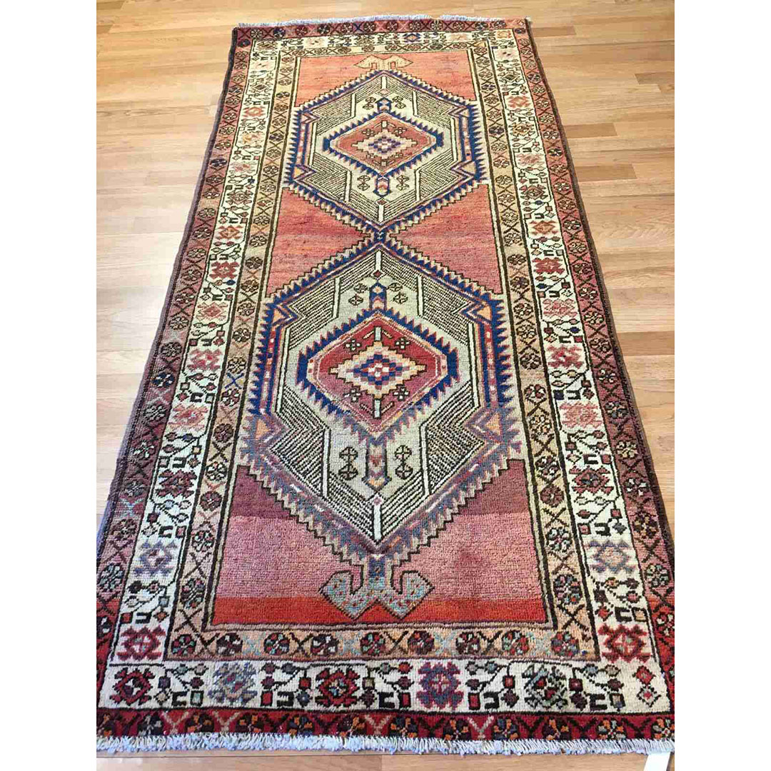 Captivating Camel Hair - 1930s Antique Persian Rug - Tribal Carpet - 3'3" x 6'7" ft.