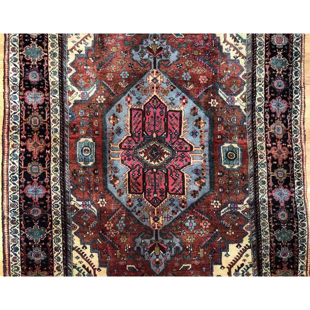 Beautiful Bijar - 1940s Antique Persian Rug - Tribal Carpet - 4'4" x 6'8" ft