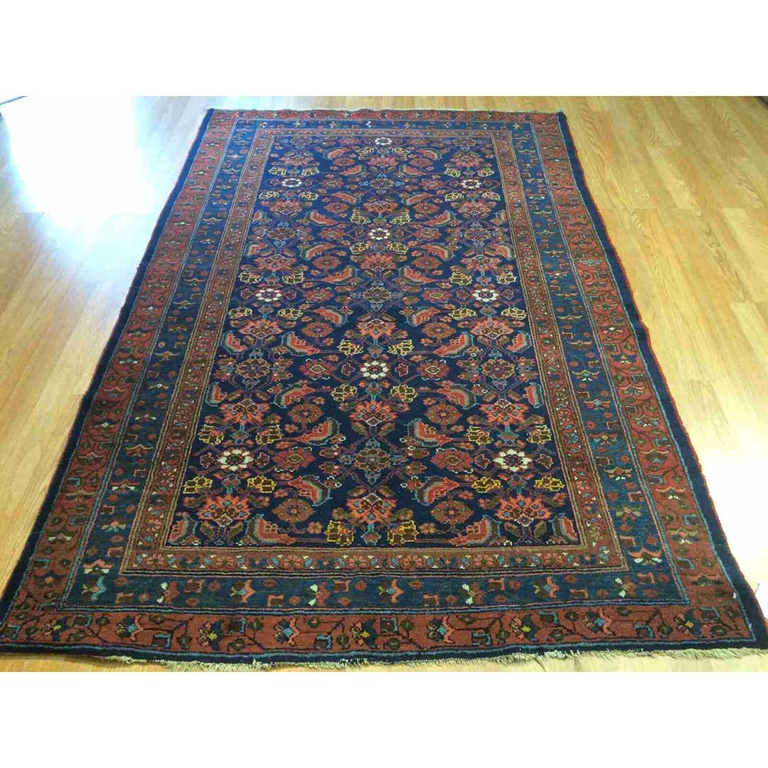 Marvelous Malayer - 1930s Antique Persian Rug - Tribal Carpet - 4'3" x 6'7" ft