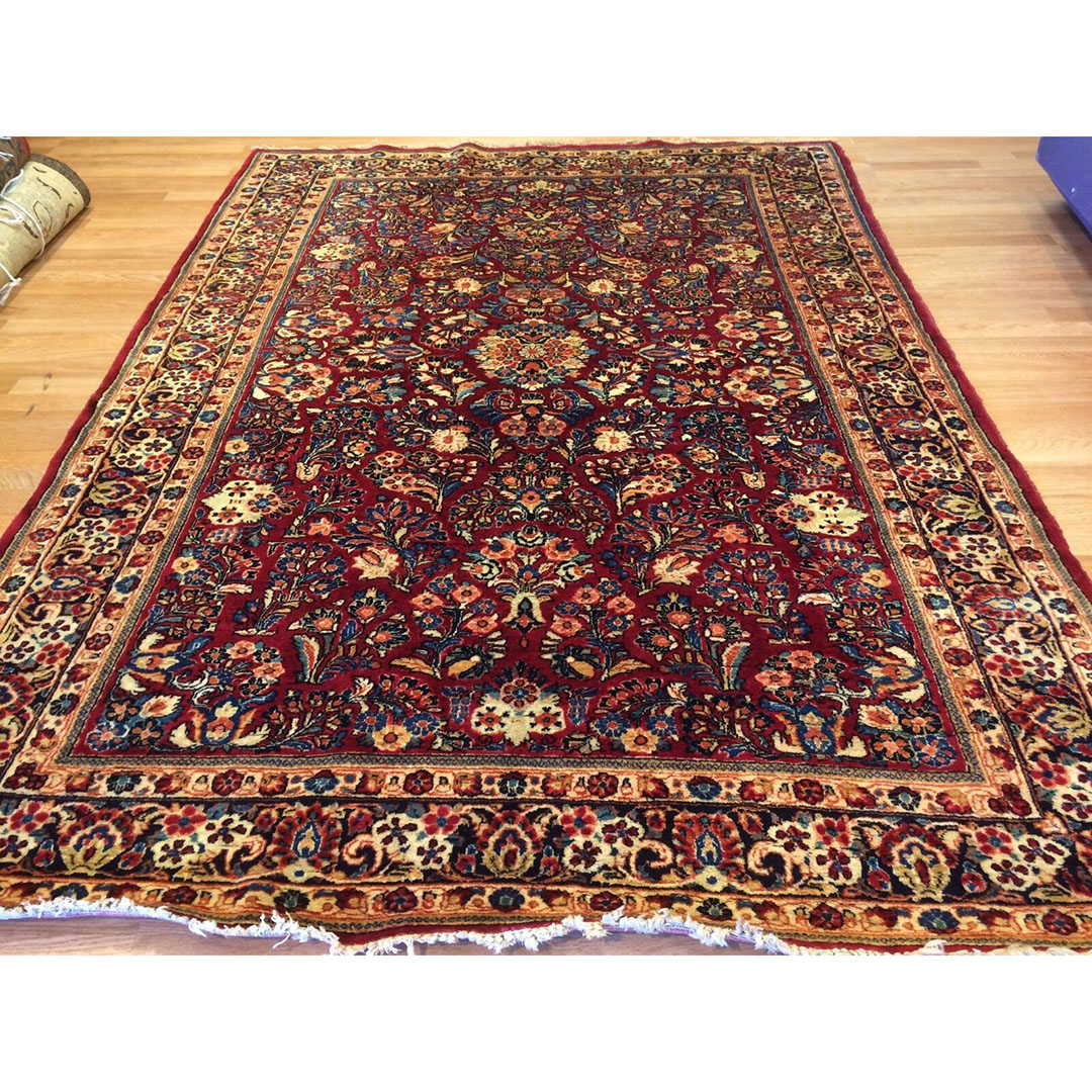 Special Sarouk - 1920s Antique Persian Rug - Tribal Carpet - 6' x 8'7" ft.