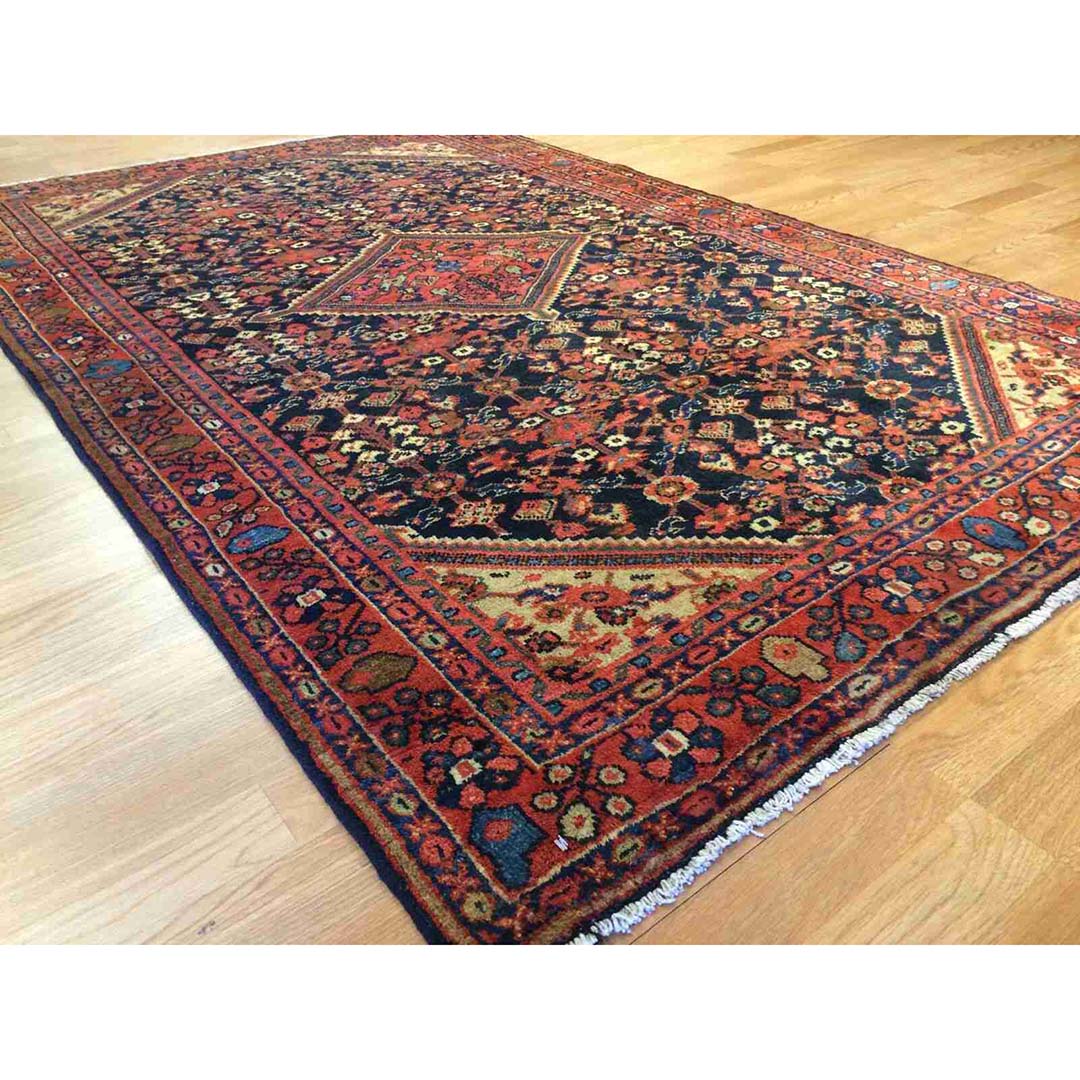 Marvelous Malayer - 1910s Antique Persian Rug - Tribal Carpet - 4'4" x 6'8" ft.