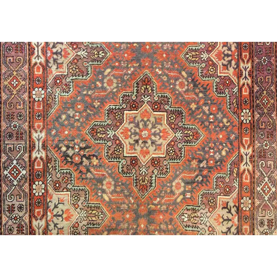 Special Samarkand - 1890s Antique Khotan Rug - East Turkestan Carpet 6' x 12'9" ft
