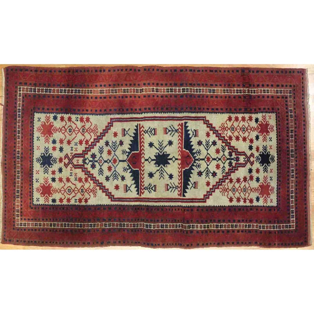 Tremendous Turkish - 1960s Yagci Bedir Rug - Tribal Sindirgi Carpet 3'6" x 6' ft
