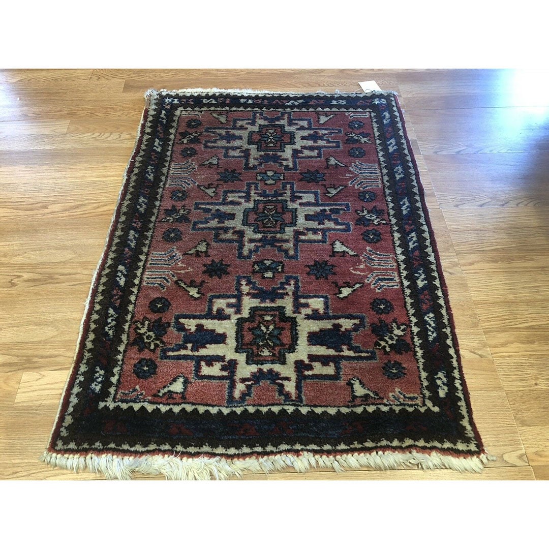 Astounding Ardebil - 1930s Antique Persian Rug - Tribal Carpet - 2'6" x 3'5" ft