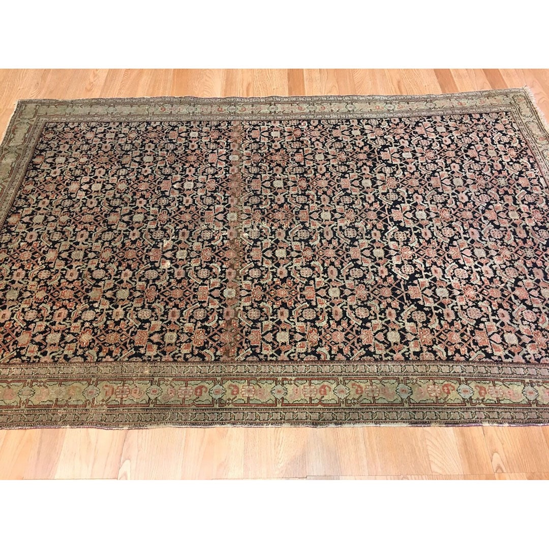 Special Senneh - 1860s Antique Persian Rug - Tribal Oriental - 4'1" x 6'2" ft