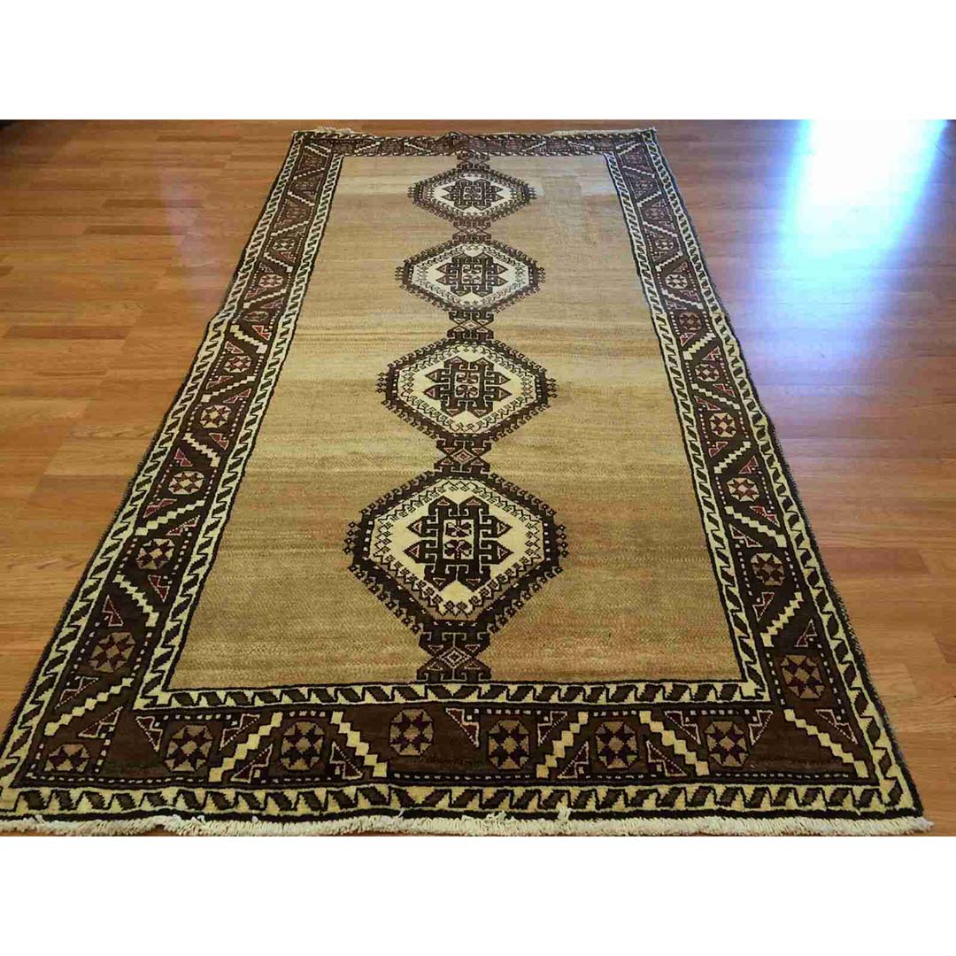 special serab 1930s -antique persian rug tribal carpet-4'5" x 8'8" ft