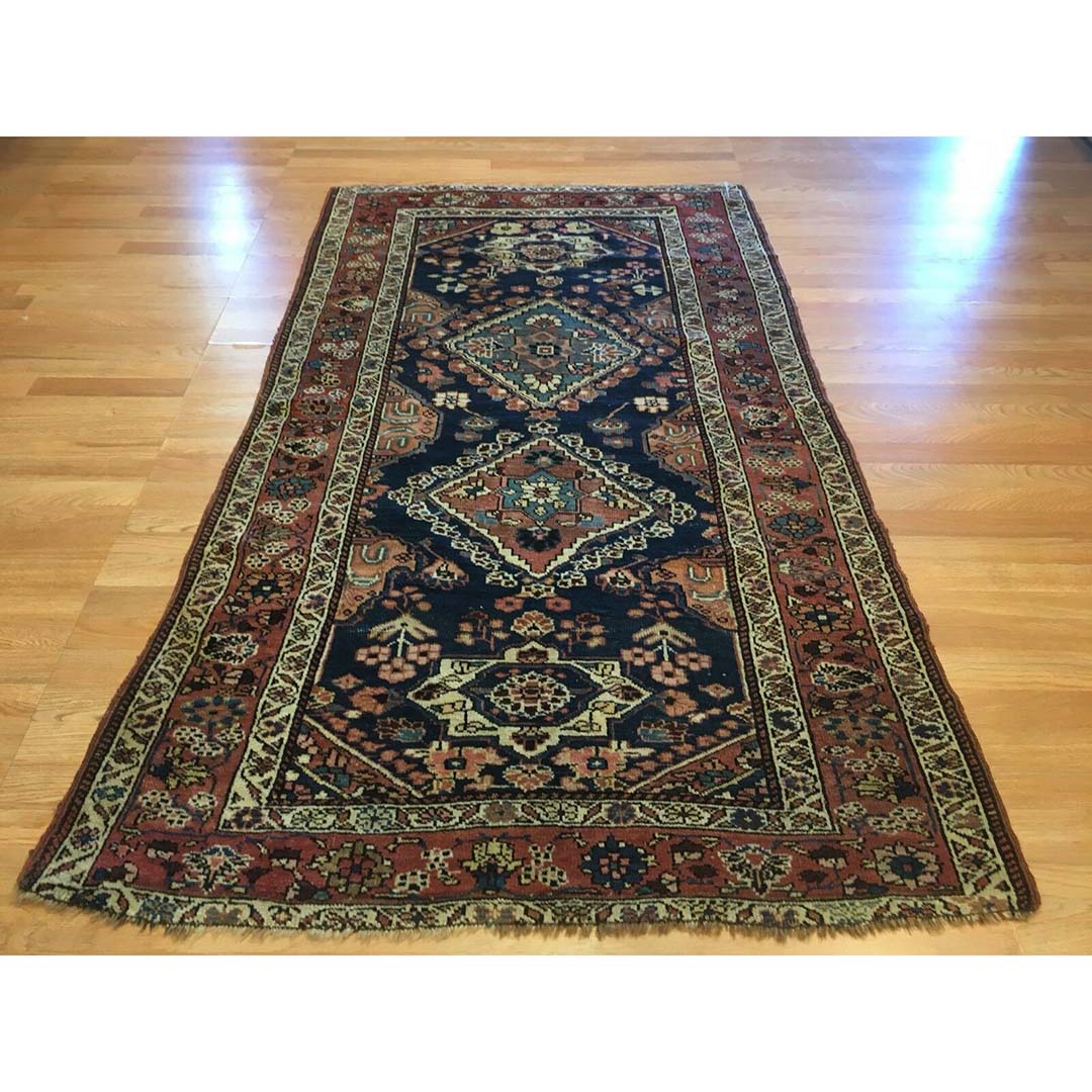 Tremendous Tribal - 1910s Antique Kurdish Rug - Persian Carpet - 3'10" x 6'6" ft.