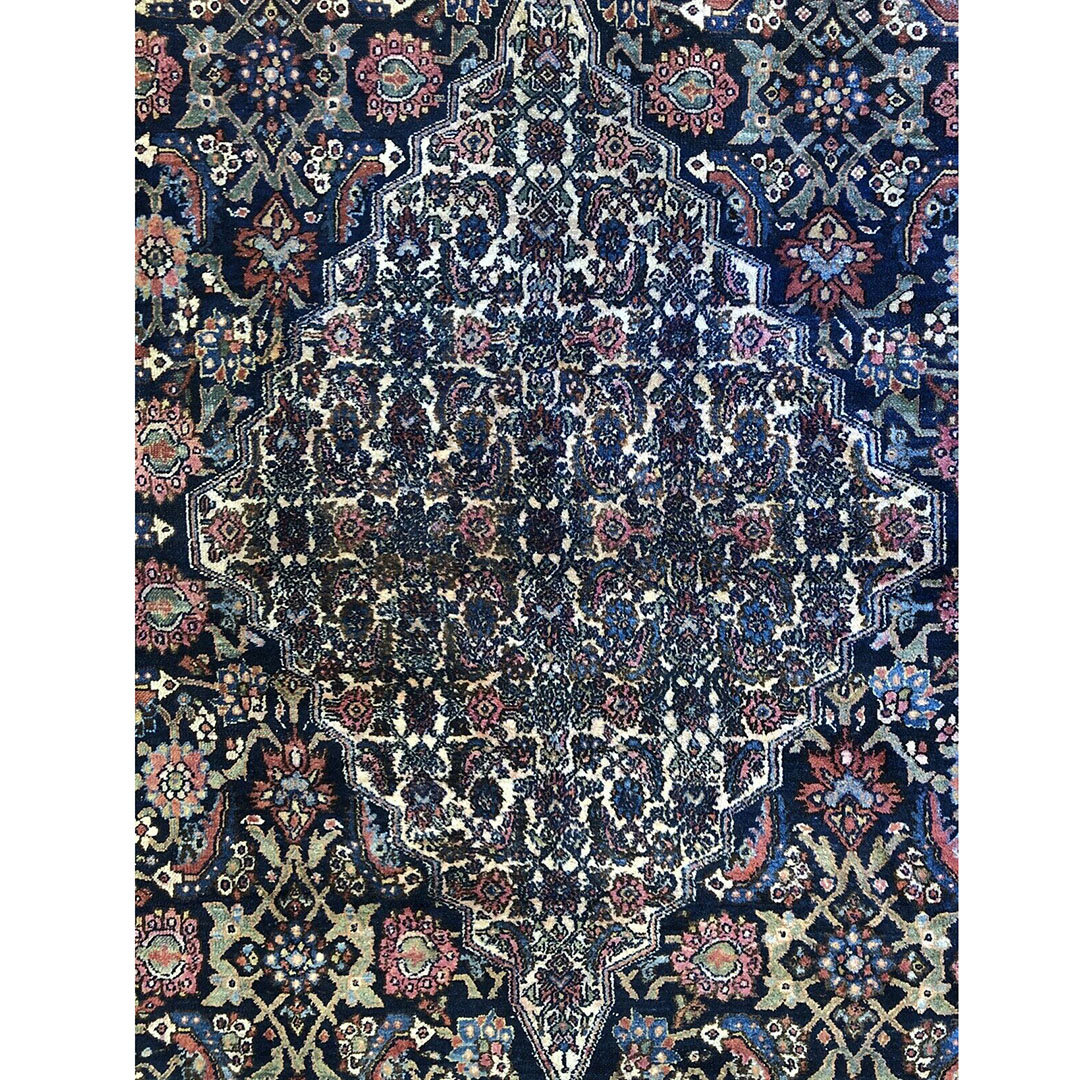 Beautiful Bibikabad - 1900s Antique Persian Rug - Tribal Carpet - 11'3" x 16'5" ft