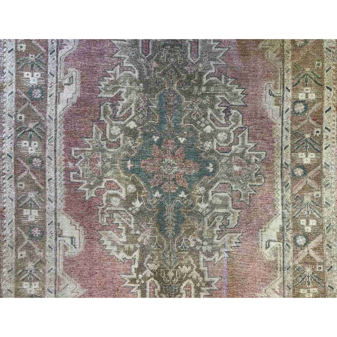 Opulent Oushak - 1960s Vintage Turkish Rug - Tribal Carpet - 4'7" x 8'2" ft