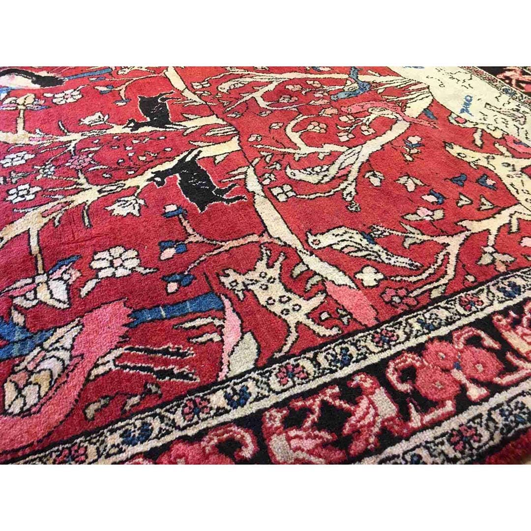 Gorgeous Gholtogh - 1930s Antique Persian Rug - Bijar Tribal Carpet - 4.'4" x 6'11" ft