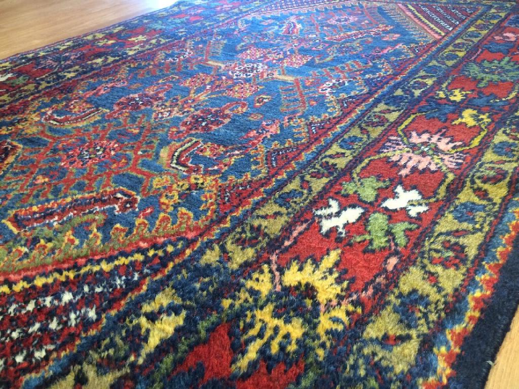 Perfect Persian - 1920s Antique Kurdish Rug - Tribal Carpet - 3'7" x 6'7" ft