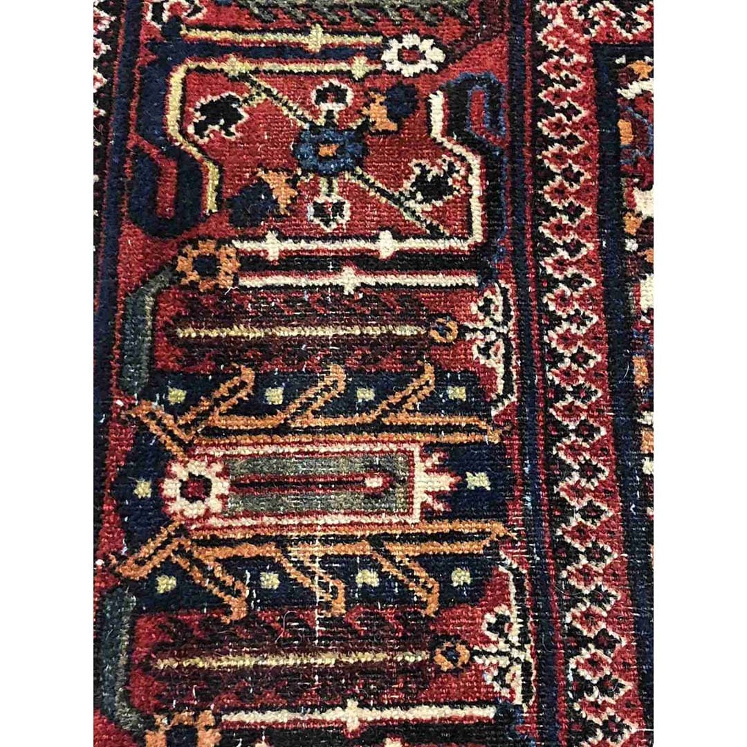 Jovial Josheghan - 1930s Antique Persian Rug - Tribal Carpet - 4'1" x 6'7" ft