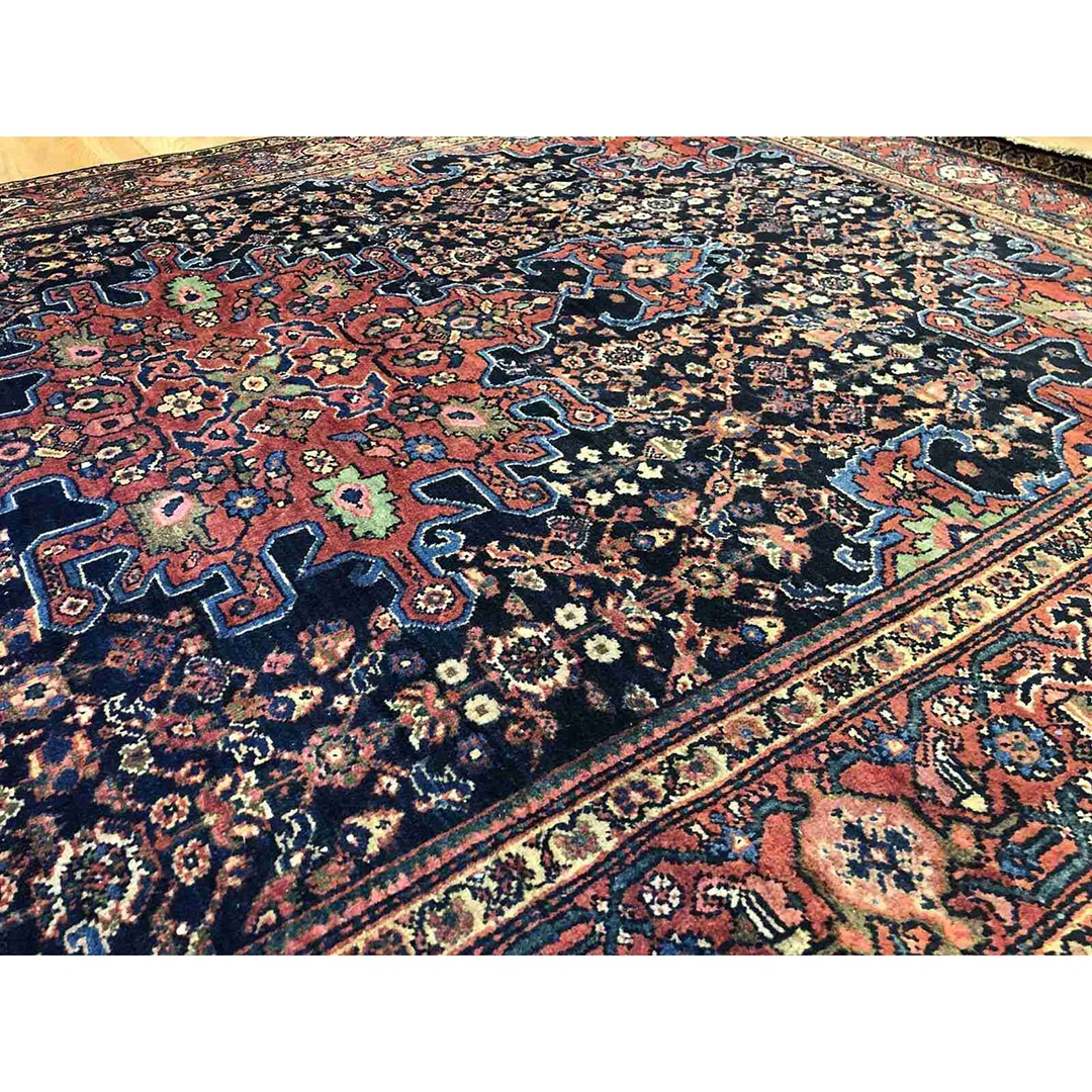 Beautiful Bijar - 1920s Antique Persian Rug - Tribal Carpet - 4'5" x 6'5" ft