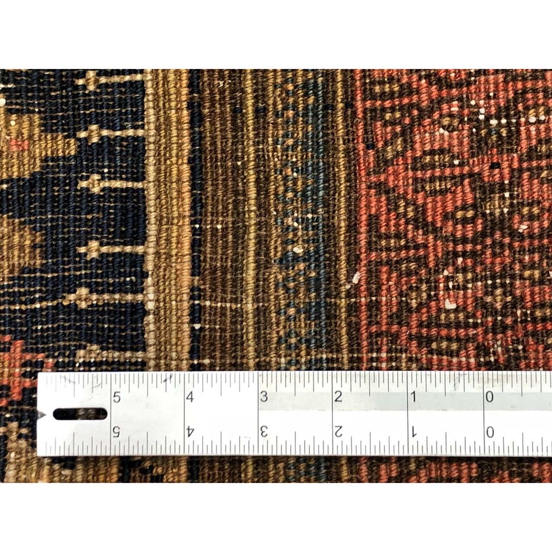 Terrific Tribal - 1900s Antique Kurdish Rug - Persian Carpet - 3'8" x 6'7" ft.