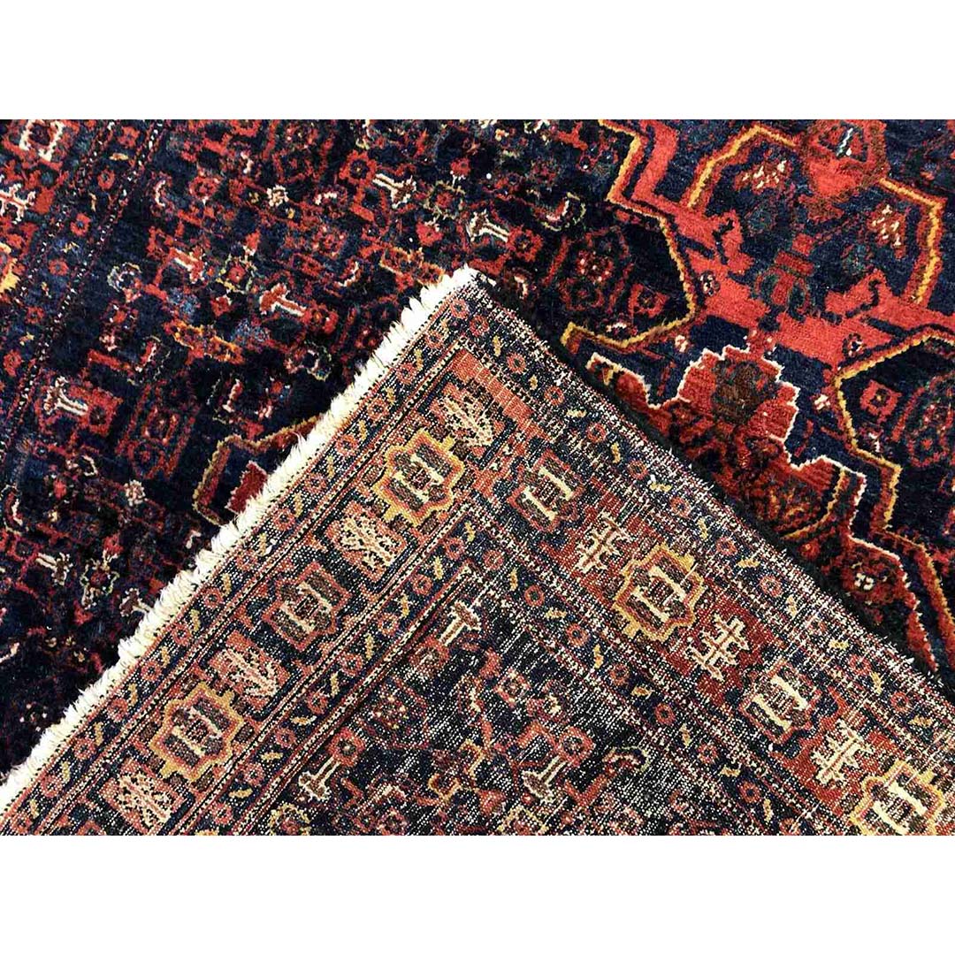 Special Senneh - 1900s Antique Persian Rug - Tribal Carpet - 4'5" x 6'9" ft