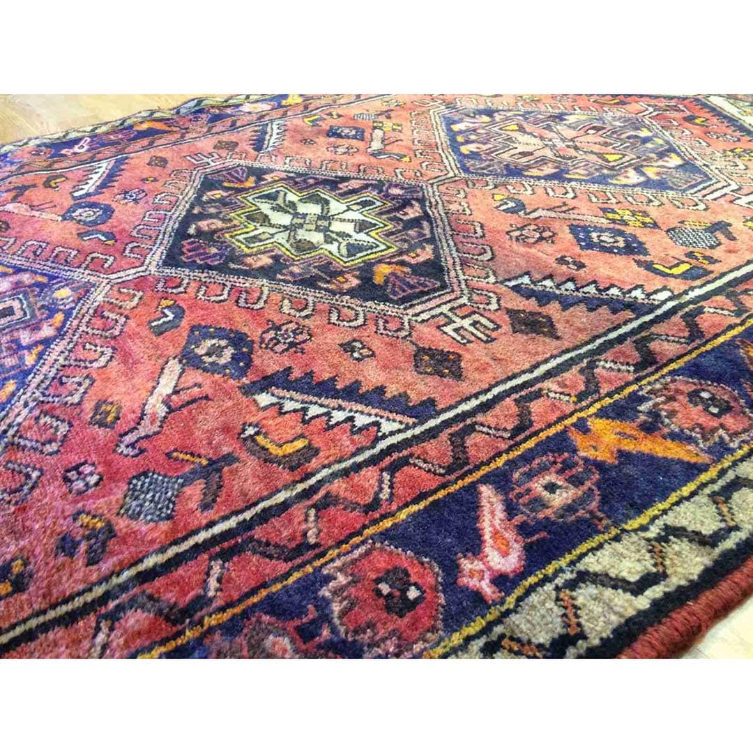 Marvelous Malayer - 1940s Antique Persian Rug - Tribal Carpet - 3'4" x 5'1" ft