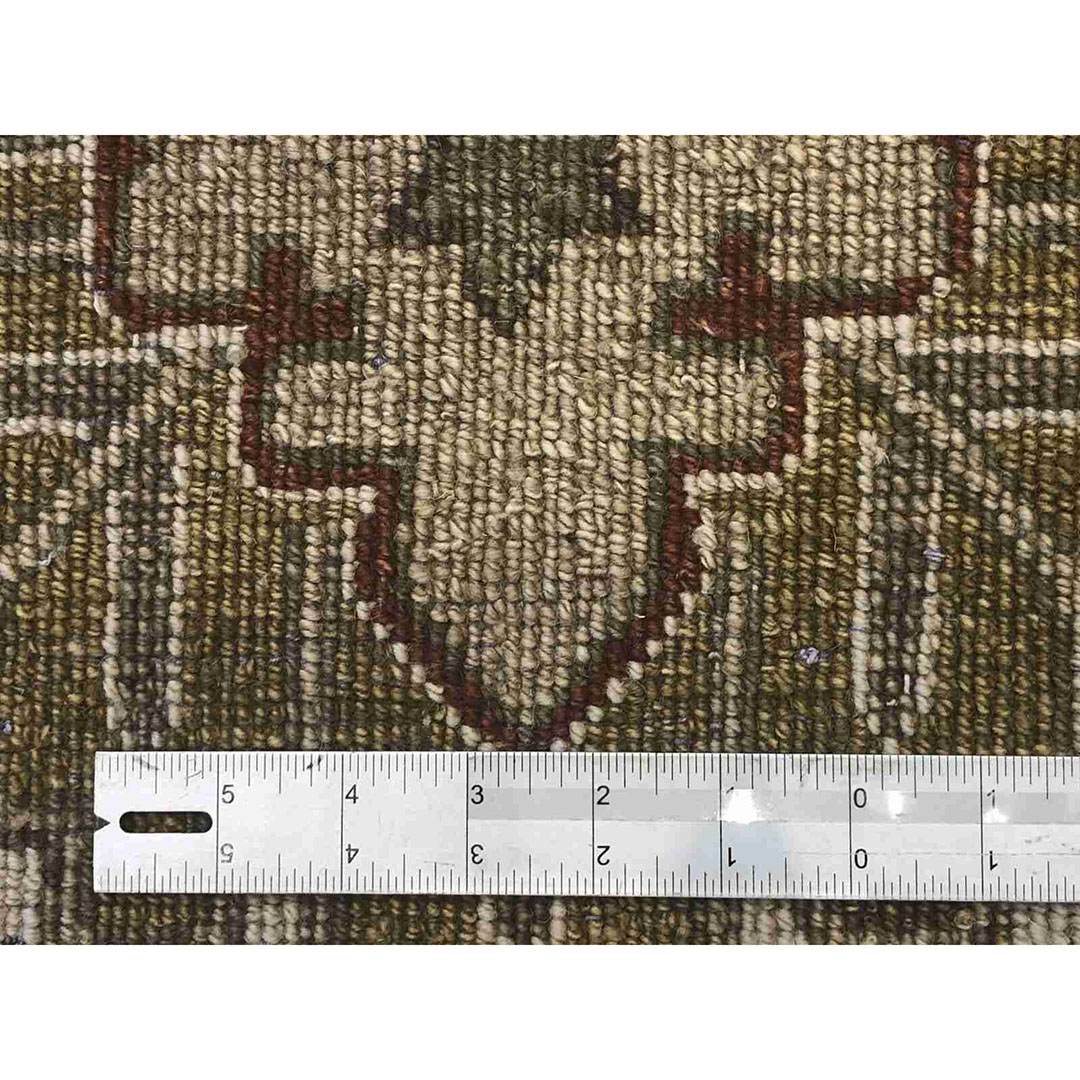 Interesting Indian - Turkish Oushak Design - Tribal Oriental Carpet 11'9" x 14'6" ft.