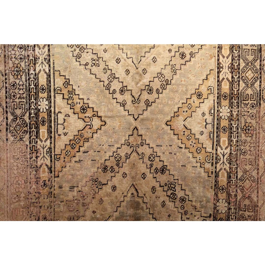 Special Samarkand - 1890s Antique Khotan Rug - East Turkestan Carpet 6'3" x 12'5" ft