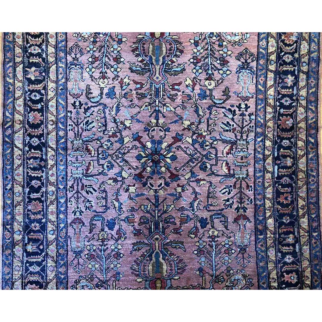 Lovely Lilihan - 1920s Antique Persian Rug - Tribal Carpet - 5'1" x 6'4" ft