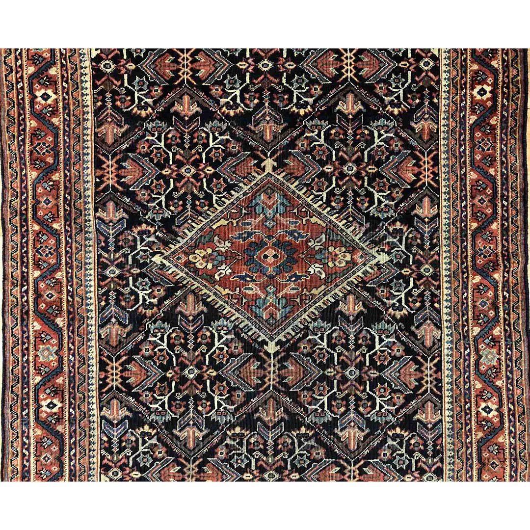 Marvelous Mahal - 1920s Antique Persian Rug - Tribal Carpet - 4'4" x 6'4" ft
