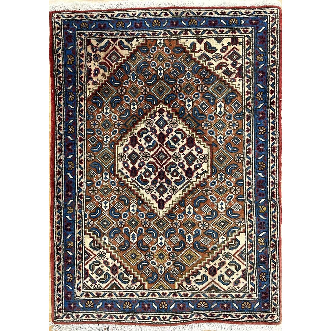 Oriental Carpet - 2'6" x 3'7" ft.