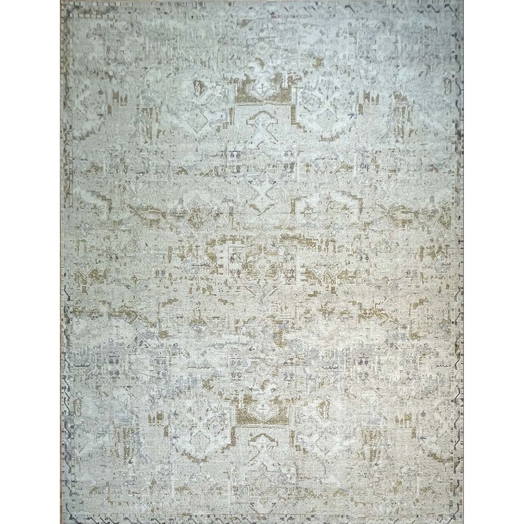 Marvelous Modern - Vintage Distressed Rug - Contemporary Carpet - 12'2" x 14'11" ft.