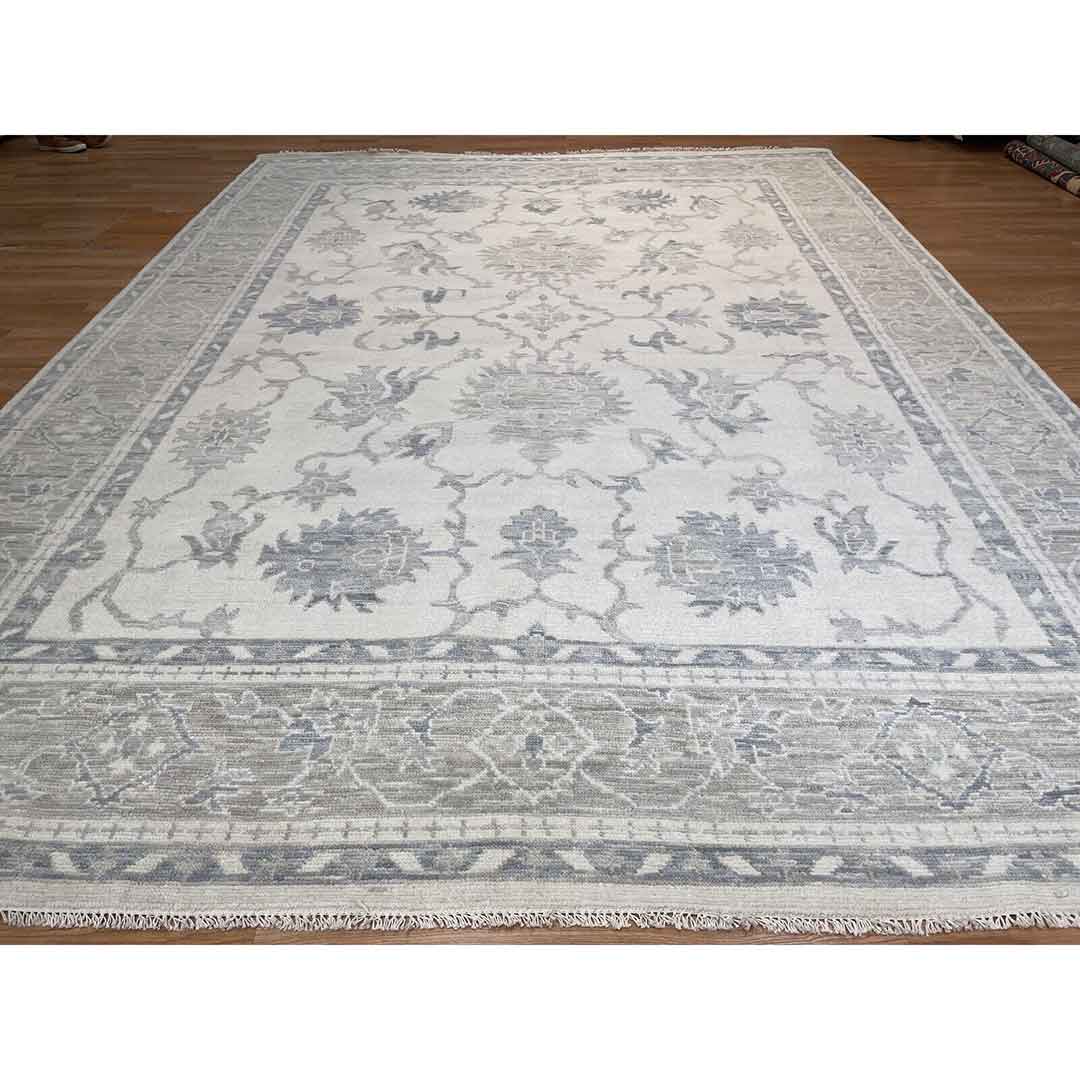 Aria Oushak Vintage Turkish Rug Tribal Transitional Carpet