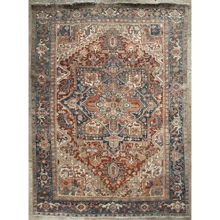 Terrific Tribal 1930s Antique Vintage Rug Oriental Carpet
