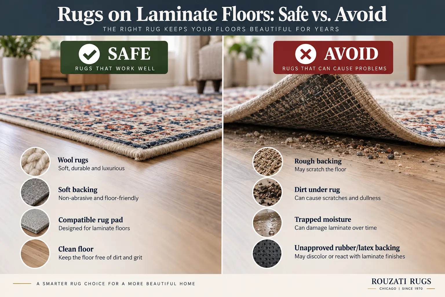 Rugs on Laminate
