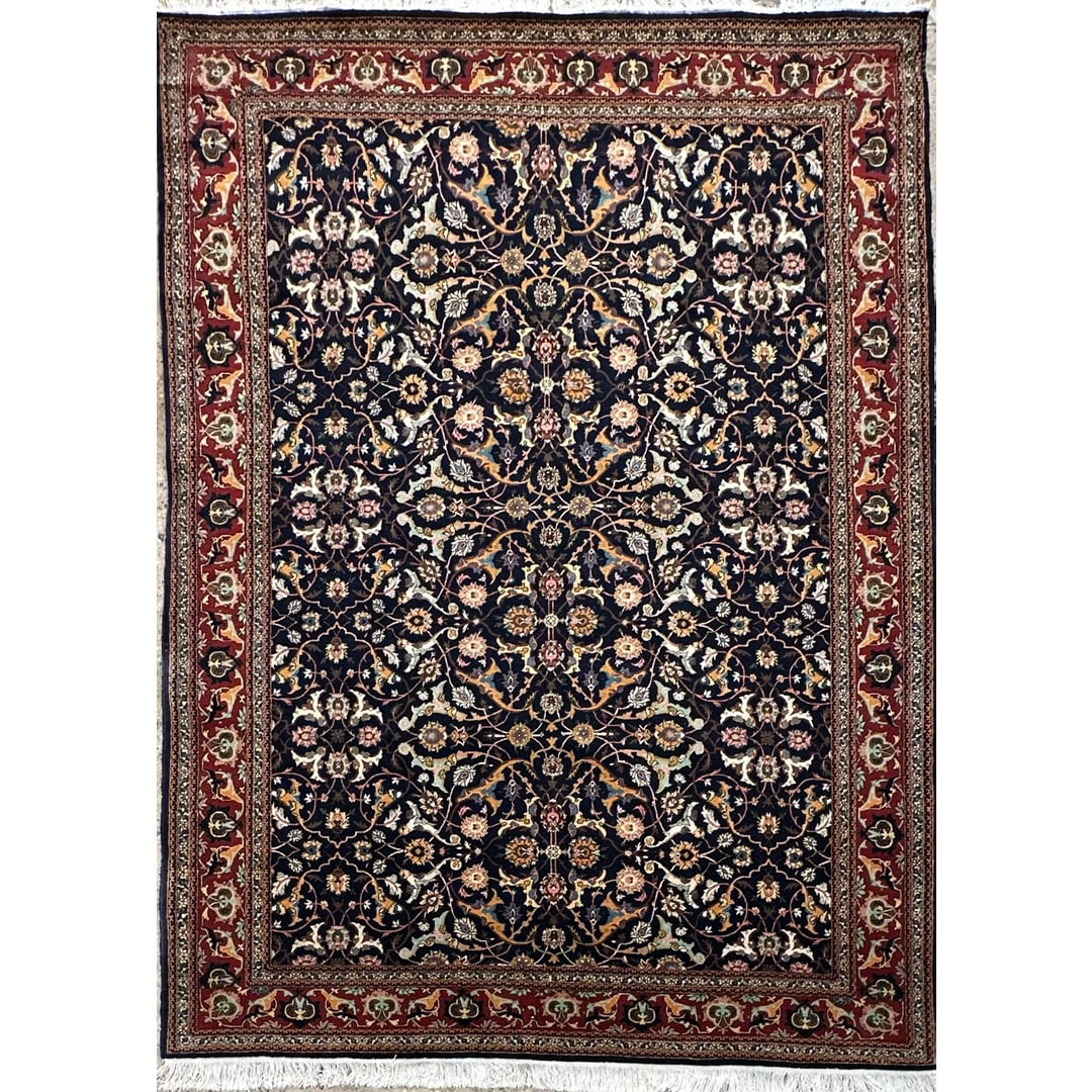 Handsome Hereke – 1960s Vintage Turkish Rug – 7'6" x 10' ft.